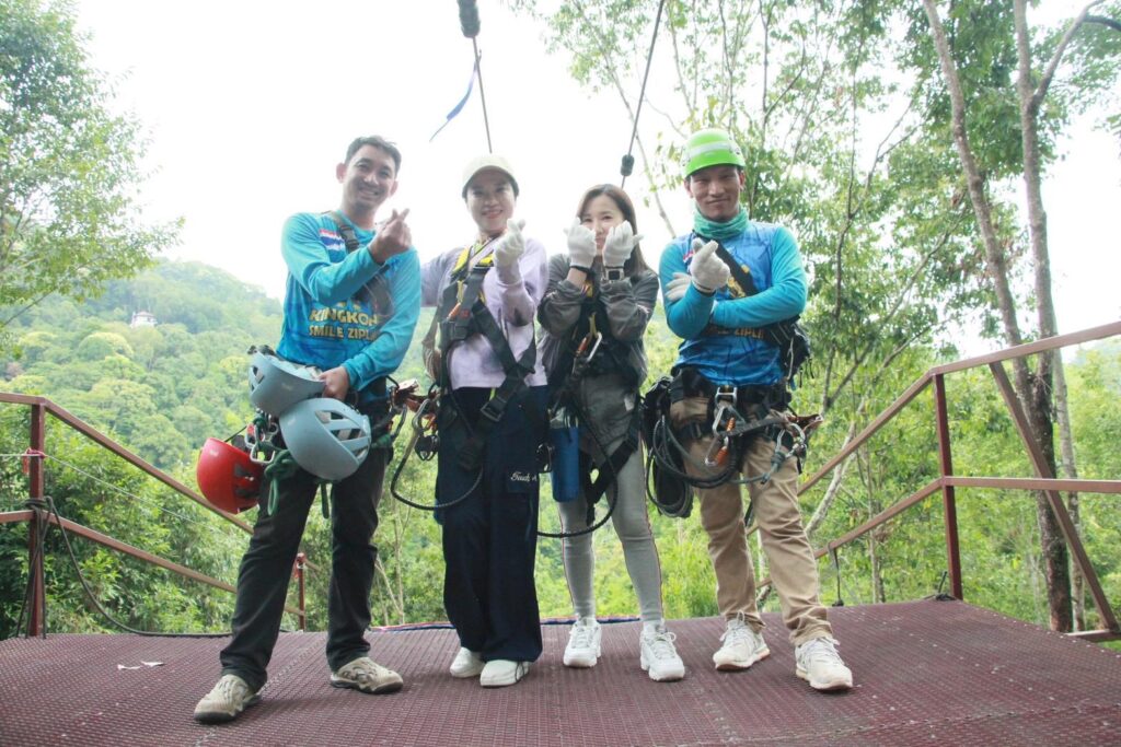 Vé chơi đu dây - trượt Zipline ở Chiang Mai