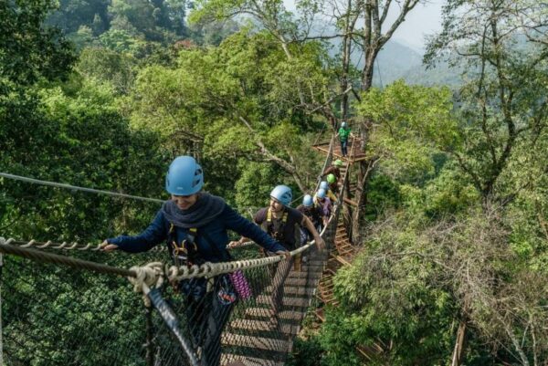 [Rẻ Nhất] Vé Chơi Đu Dây - Trượt Zipline Ở Chiang Mai