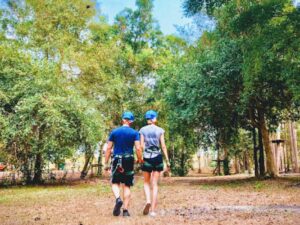 trượt zipline ở hua hin