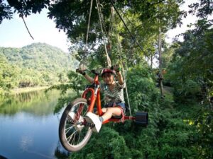 trượt zipline ở hua hin