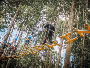 trượt zipline ở hua hin