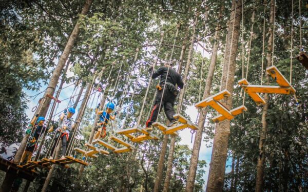 trượt zipline ở hua hin