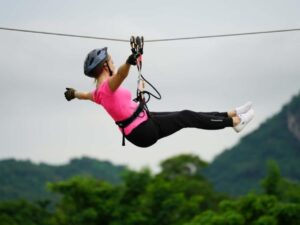 trượt zipline đu dây zipline trò chơi zipline trượt zipline ở Thái Lan