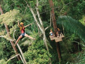 Trải Nghiệm Đu Dây - Trượt Zipline Ở Hanuman World Phuket