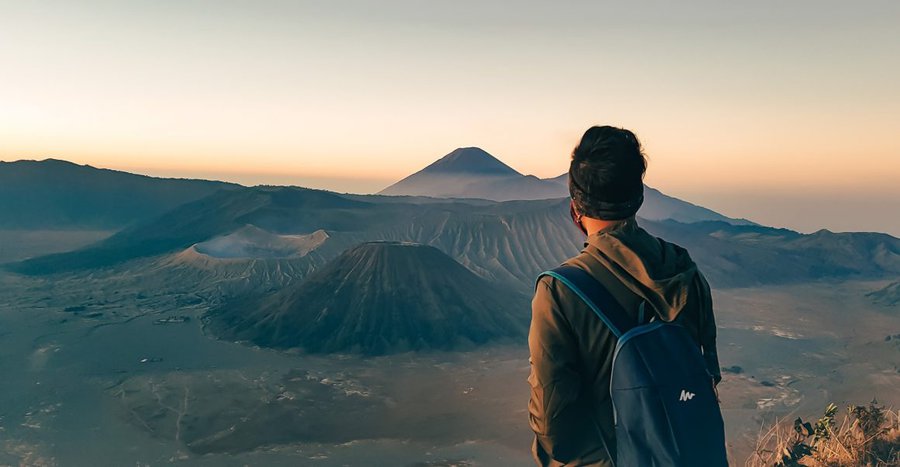 ngắm cảnh đẹp nhất ở Bromo.