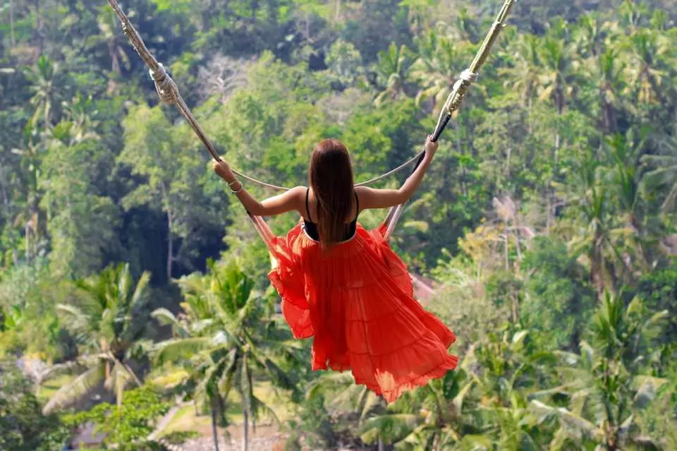 thị trấn Ubud từ trên cao