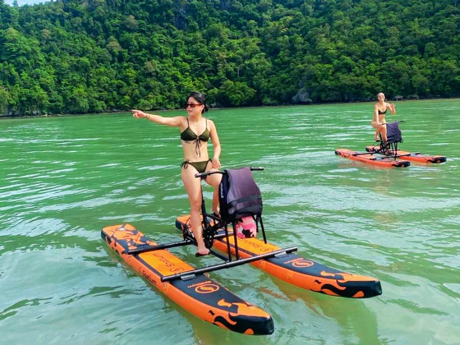 Tour du lịch bụi đạp xe đạp nước ở đảo Langkawi 1 ngày: kinh nghiệm du lịch tự túc