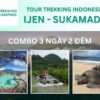 Du lịch tự túc Indonesia 3 ngày 2 đêm đi từ Ubud: tour trekking núi lửa Kawah Ijen, ngắm rùa biển tại Sukamade, đặt vé online rẻ hơn mua trực tiếp 15%...