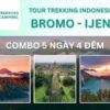 Tour trekking leo núi lửa Bromo - Kawah Ijen 5 ngày 4 đêm, khởi hành từ Yogyakarta, kết thúc tại Bali, HDV uy tín, đặt vé online rẻ hơn mua trực tiếp 15%...