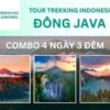 Du lịch tự túc Đông Java, Indonesia 4 ngày 3 đêm: tour leo núi lửa Bromo - Kawah Ijen, trekking thác Tumpak Sewu, đặt vé online rẻ hơn mua trực tiếp 15%...