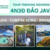 Du lịch đảo Java, Indonesia 4 ngày 3 đêm: tour trekking núi lửa Bromo - Kawah Ijen, khám ph thác Tumpak Sewu, đặt vé online rẻ hơn mua trực tiếp 15%...