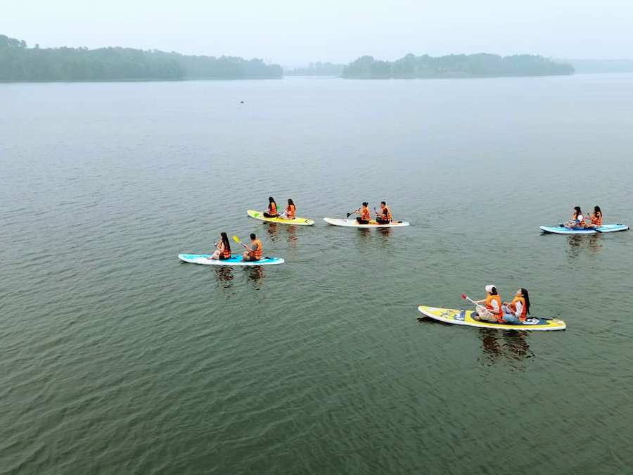 Tour cắm trại - chèo SUP hồ Suối Hai ở Ba Vì 2 ngày 1 đêm: khám phá địa điểm du lịch gần Hà Nội