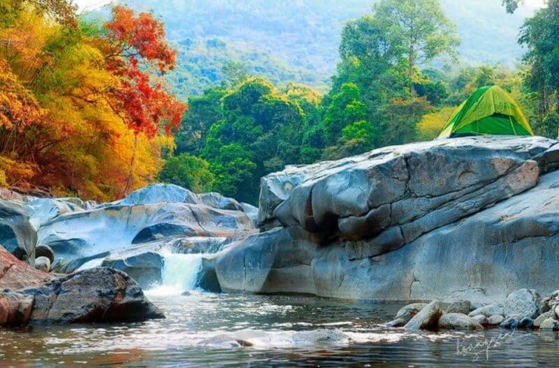 Tour trekking rừng Suối La Ngâu, cắm trại, du lịch Tánh Linh Bình Thuận
