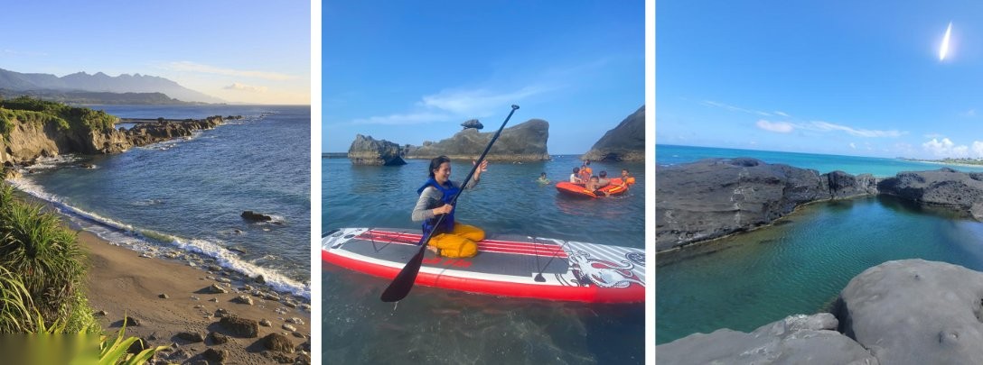 Tour 1 ngày chèo SUP tại Stone Umbrella , tham quan địa điểm du lịch ở Đài Đông, Đài Loan