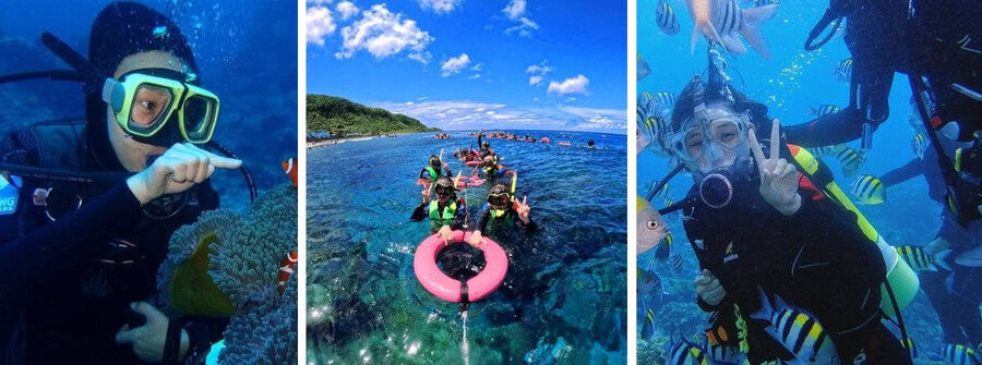 Tour lặn snorkeling ở Lục Đảo, điểm du lịch lặn biển Đài Đông, tour Đài Loan tự túc 1 ngày
