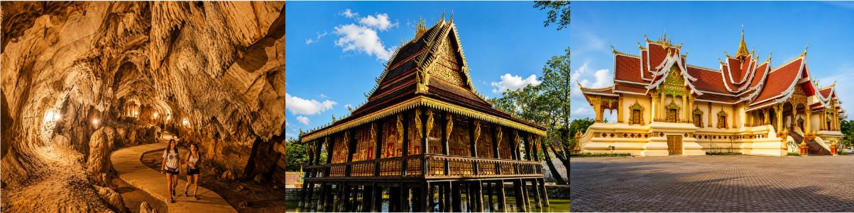 Trải nghiệm bay dù lượn tại điểm bay ở Vang Vieng, hoạt động không nên bỏ lỡ trong tour 1 ngày, đặt vé tham gia ngay tại Trekking - Camping.