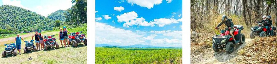 Trải nghiệm lái xe vượt địa hình ATV trong tour Chiang Mai 1 ngày, kết hợp lái xe địa hình Chiang Mai tại các địa điểm du lịch và mua vé lái xe địa hình ở Chiang Mai.